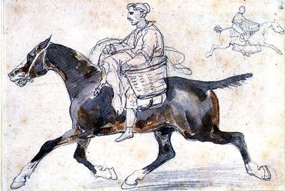 English Butcher on Horseback by Theodore Gericault
