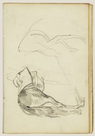 Horse Studies by Theodore Gericault