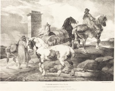 Horses Going to a Fair by Theodore Gericault