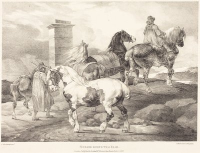 Horses Going to a Fair by Theodore Gericault