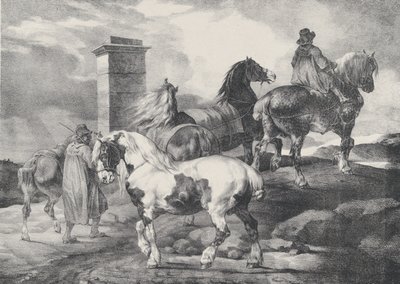 Horses Going to a Fair by Theodore Gericault