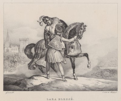Lara Wounded by Theodore Gericault
