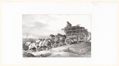 The Coal Wagon by Theodore Gericault