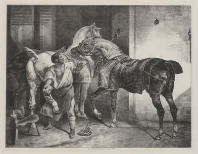 The English Farrier by Theodore Gericault