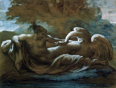 Leda and the Swan by Theodore Gericault
