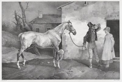 Old Horse at an Inn Door by Theodore Gericault