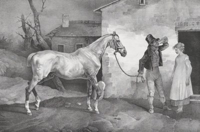 Old Horse at an Inn Door by Theodore Gericault
