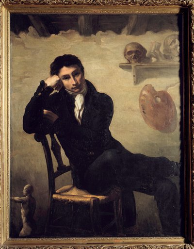 Portrait of an Artist in His Studio by Theodore Gericault