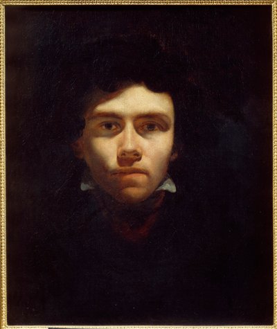 Portrait of the Painter Eugene Delacroix by Theodore Gericault