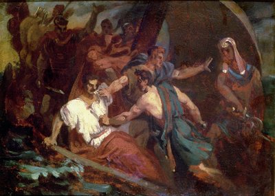 Revolt on a Sailing Ship by Theodore Gericault