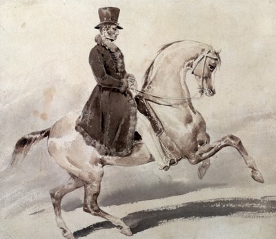 Rider in a Fur-Edged Coat by Theodore Gericault