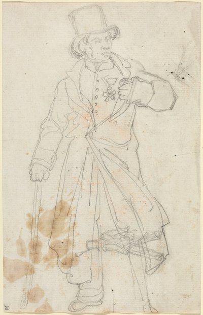 Study for "Swiss Sentry at the Louvre" by Theodore Gericault
