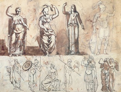 Study from Antique Models by Theodore Gericault