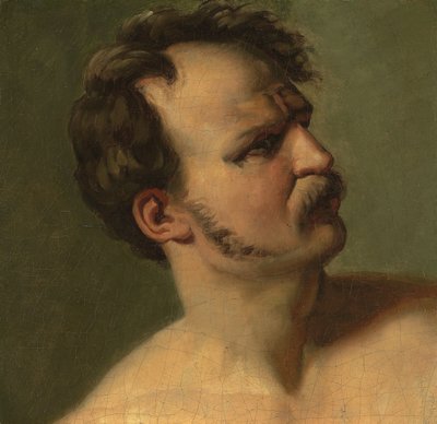Study of a Man in Profile by Theodore Gericault