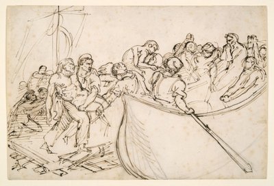 The Rescue of the Survivors of the Raft of the Medusa by Theodore Gericault
