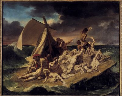 The Raft of the Medusa (Sketch) by Theodore Gericault