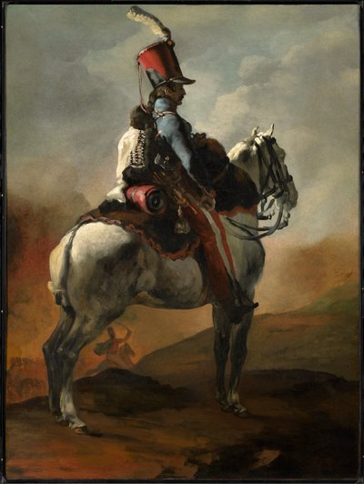 Trumpeter of the Hussars by Theodore Gericault