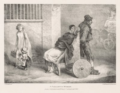 Various Subjects Drawn from Life and on Stone: A Paralytic Woman, 1821 by Theodore Gericault