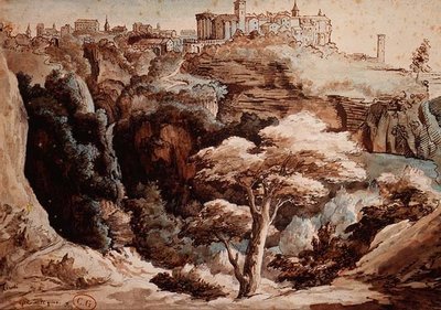 View of Tivoli by Theodore Gericault