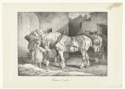 Workhorses (Various Subjects) by Theodore Gericault