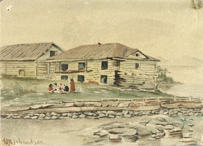 Buildings Going to Ruin, Alaska by Theodore J. Richardson