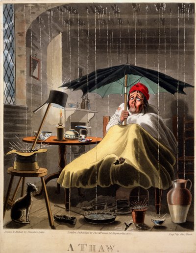 A Thaw, Print Made by George Hunt by Theodore Lane