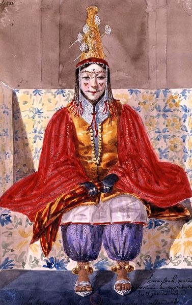 Wedding Costume Worn by an Algerian Bride for the Eight Days of the Ceremony by Theodore Leblanc