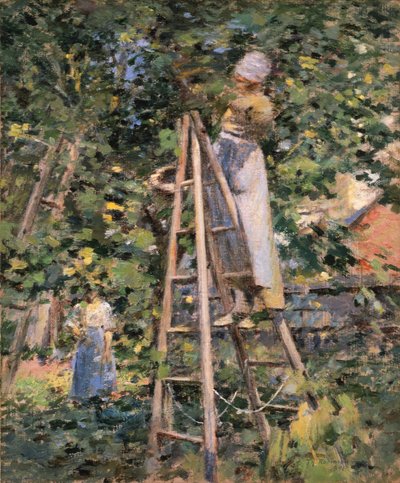 Gathering Plums by Theodore Robinson