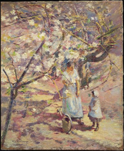 In the Orchard by Theodore Robinson