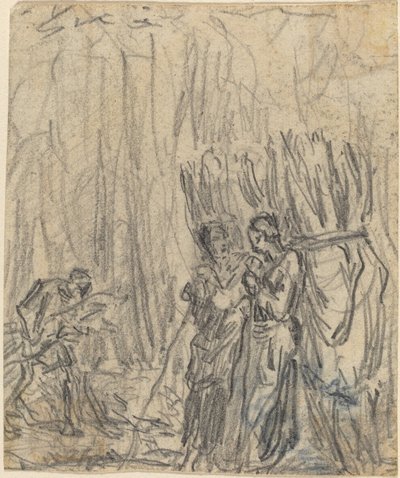 Gleaners by Theodore Rousseau