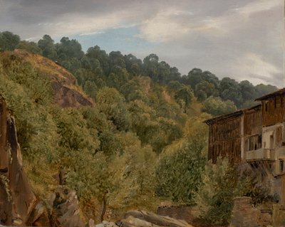 Landscape in the Auvergne by Theodore Rousseau