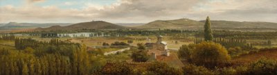 Panoramic Landscape Near the River Moselle by Theodore Rousseau