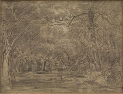 The Interior of a Forest by Theodore Rousseau