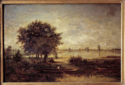 The banks of the Loire by Pierre Etienne Theodore Rousseau
