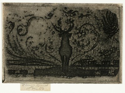 A Stag, A Study by Theodore Roussel