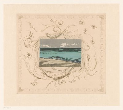 View of the Sea at Bognor Regis by Theodore Roussel