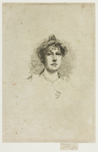 Portrait of Miss Edith Austin by Theodore Roussel