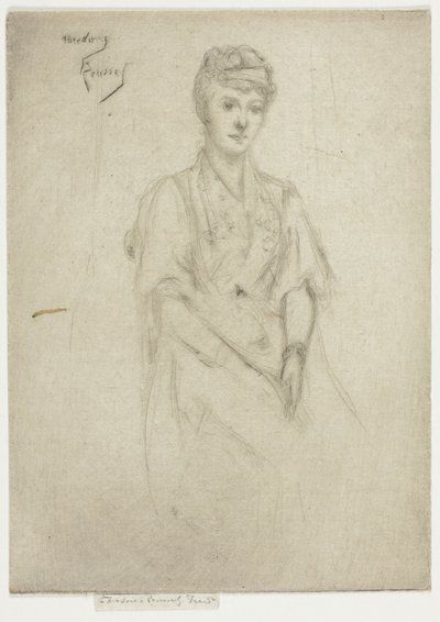 Portrait of Mrs. Cyprian Williams in Fancy Dress by Theodore Roussel