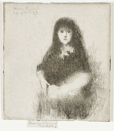 Portrait of a Little Spanish Girl by Theodore Roussel