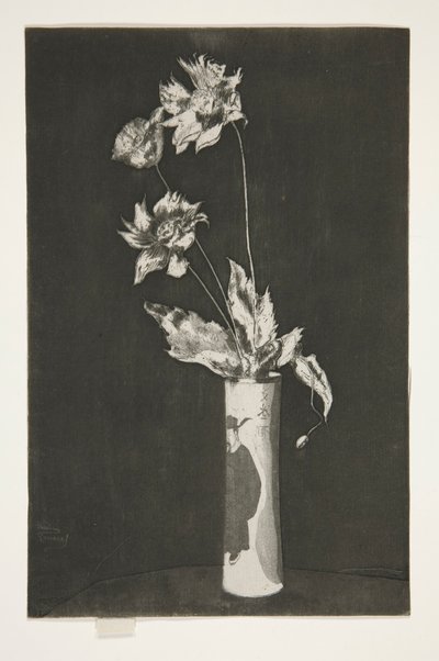 Proof for La Chine (Black-and-White Version) by Theodore Roussel
