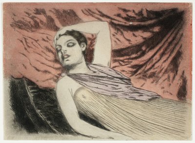 The Sleeping Model or The Sleeper by Theodore Roussel