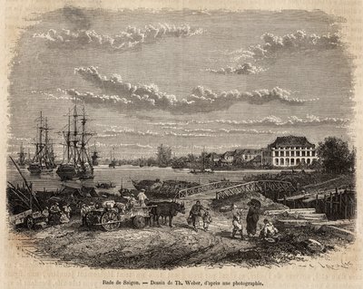 La Rade de Saigon by Theodore Weber