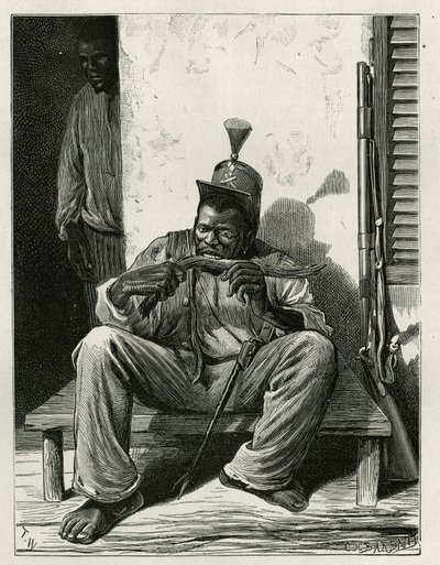 The factionary of the office of the place (engraving by T. Wust, to illustrate the story 