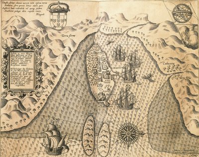 Coasts of Mozambique from The East Indies by Theodore de Bry
