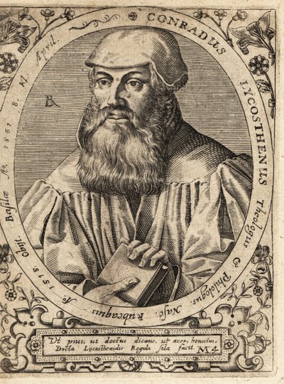 Conrad Lycosthenes by Theodore de Bry