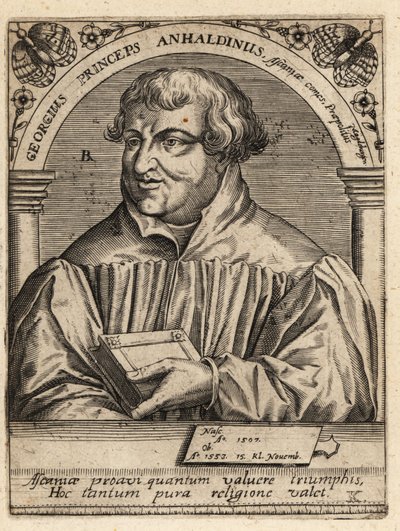 George III, Prince of Anhalt-Dessau by Theodore de Bry