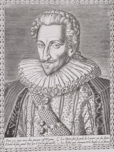Henri IV as King of Navarre, 1589 by Theodore de Bry