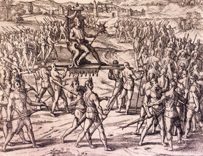Inca Emperor Atahualpa defeated by Francisco Pizarro