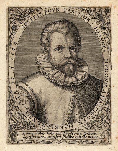 Jan Huyghen van Linschoten, Dutch Protestant Merchant by Theodore de Bry