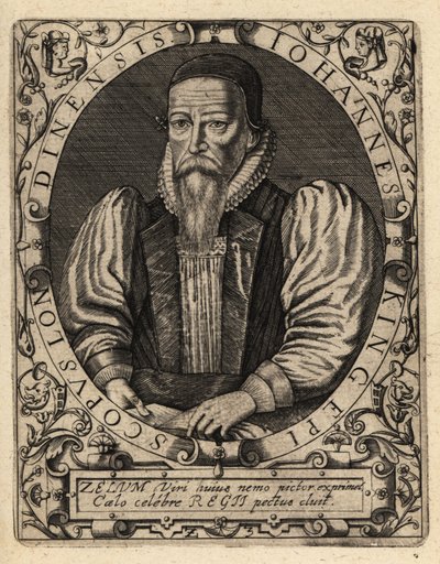 John King, died 1621, Bishop of London by Theodore de Bry